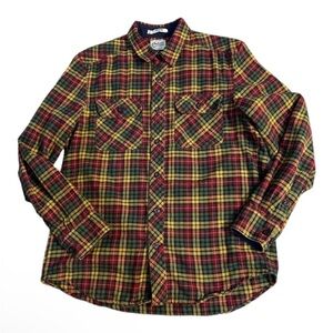 Orton Brothers Clothing Co Flannel Button Down Shirt Size M